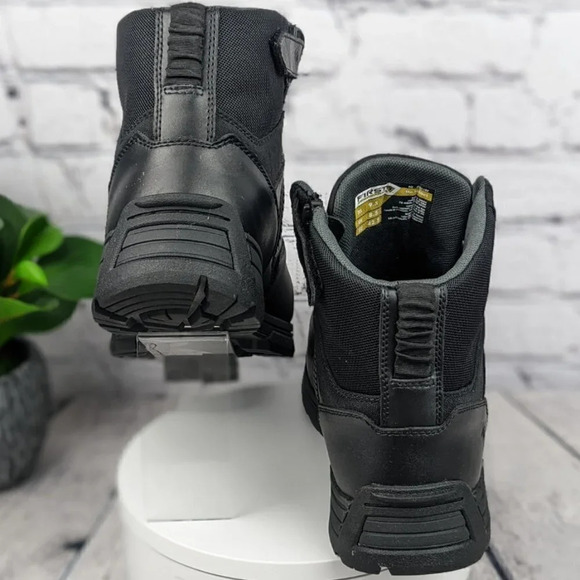 First Tactical leather boots, 9.5D M, 6" zip, duty, work, range, first responder - Picture 2 of 14